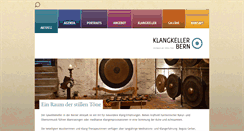 Desktop Screenshot of klangkeller-bern.ch
